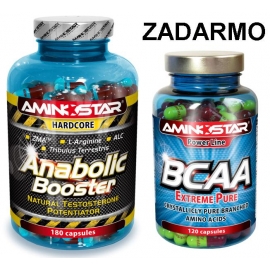 Anabolic Booster + BCAA 120 cps. ZADARMO